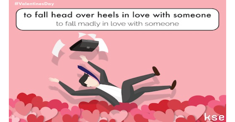 معنی فارسی اصطلاح: Fall head over heels in love