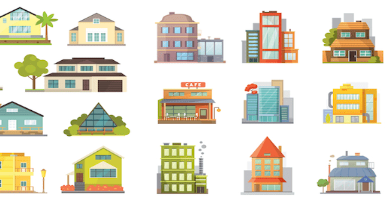 لغات پایه زبان انگلیسی -خانه به انگلیسی (Homes)