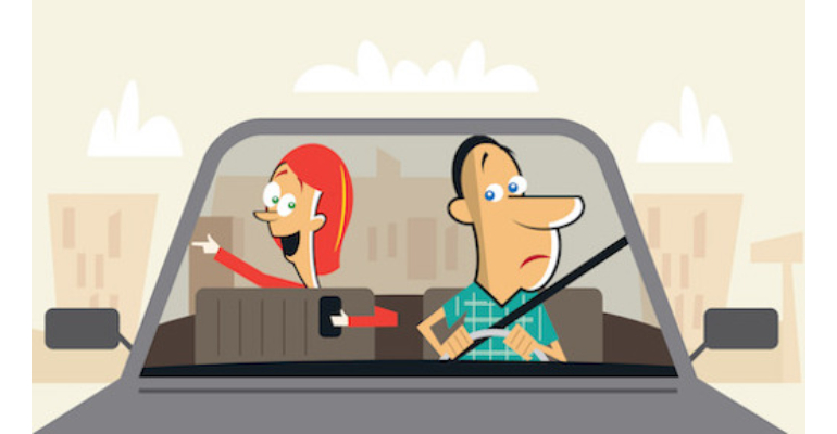 معنی فارسی اصطلاح: Take a back seat