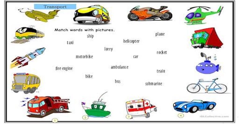 لغات پایه زبان انگلیسی -حمل و نقل2 به انگلیسی (Transport ) (2)
