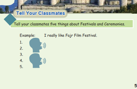 جواب Find it و Tell your درس سوم زبان نهم