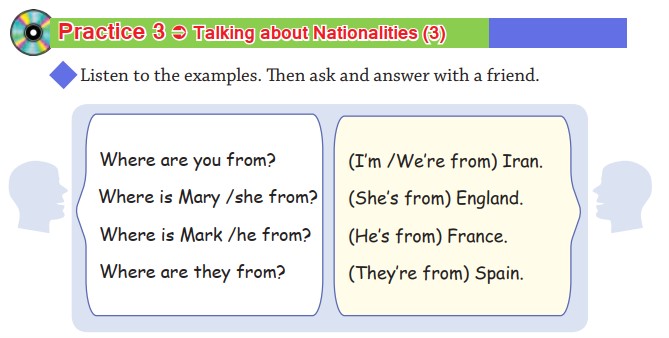  ترجمه پرکتیس ۱ و ۲ درس اول زبان هشتم