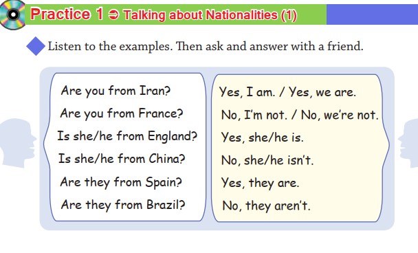  ترجمه پرکتیس ۱ و ۲ درس اول زبان هشتم