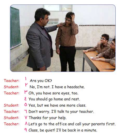  ترجمه مکالمه زبان هشتم درس چهارم