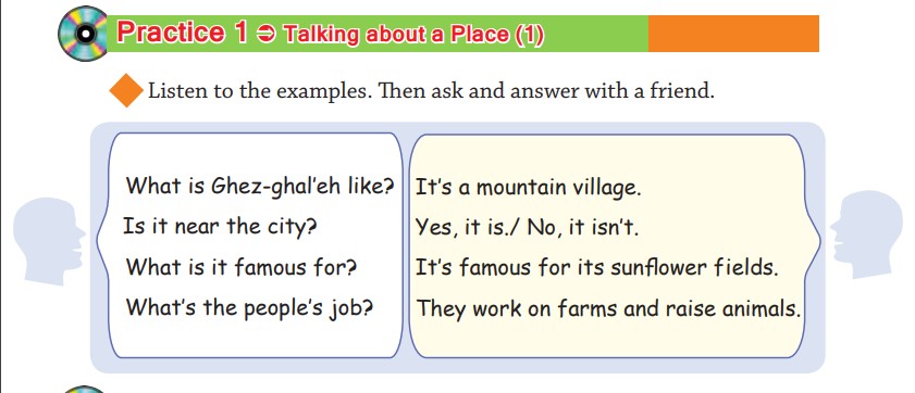  ترجمه پرکتیس ۱ و ۲ درس ششم زبان هشتم