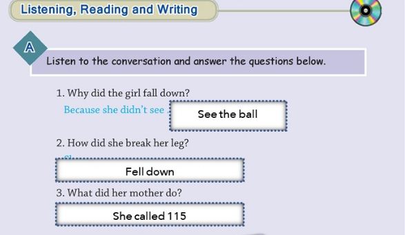  جواب لسینینگ listening زبان نهم درس ششم