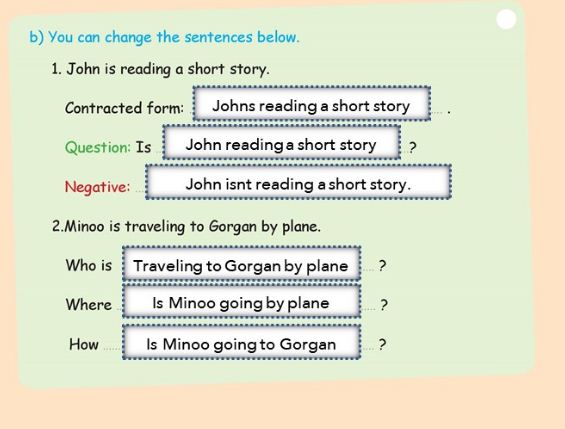 REVIEW اول زبان نهم