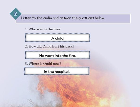  جواب لسینینگ listening زبان نهم درس ششم