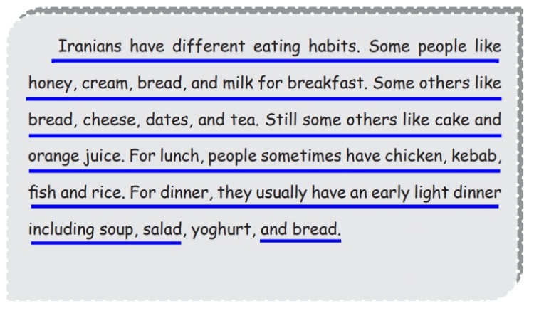 پاسخ سوال 3 کتاب کار هفتم درس 8